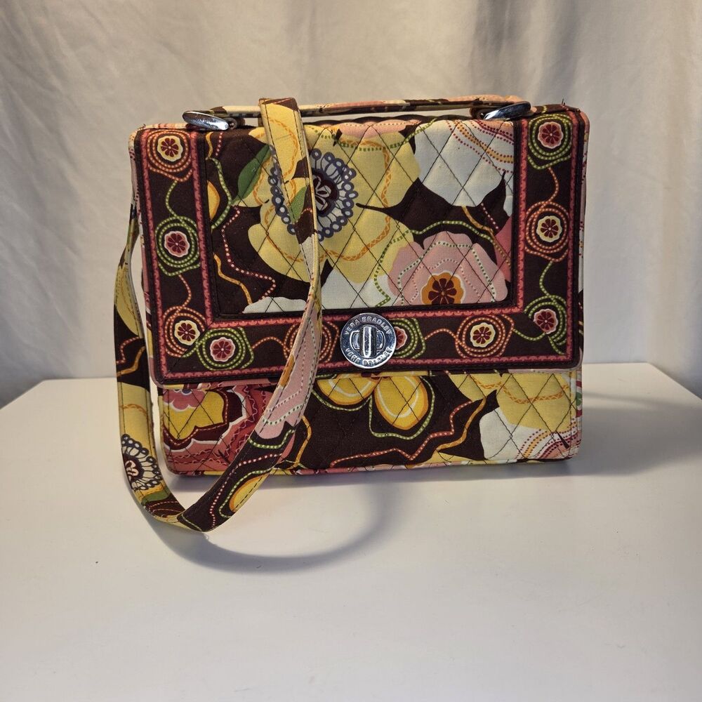 Vera Bradley Julia Convertible Crossbody 2011 Retired Buttercup Pattern